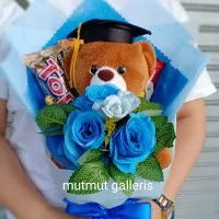 Buket Bunga Coklat Boneka Wisuda Teddy Bear Bandung Murah Unik