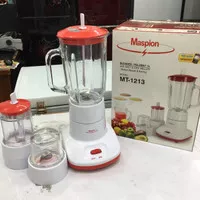 Peralatan Dapur Maspion BLENDER MT-1213 DRY & WET MILL -3 IN 1- Glass-