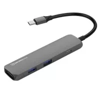 Micropack Data Conventer USB C Hub to HDMI, USB A, USB C (MDC-4HP)