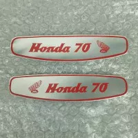 Sticker Tangki Almunium Honda C70 C 70 Pispot