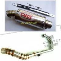 Knalpot DBS Bulat Short Scorpio/Z/Vixion Old/New/NVL/NVA/Byson/Fi