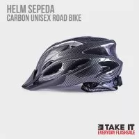 Helm Sepeda Road Bike Carbon Unisex 57-63cm