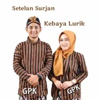 Surjan Kebaya Lurik Sarimbit / Baju Lurik Couple Dewasa