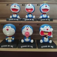 Pajangan Dashboard Mobil Doraemon, Boneka Kepala Goyang / Bobble Head - 3 Baling-Baling