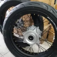 velg set supermoto crf 150 L klx 150 dtracker 150 17 17 sprint XD