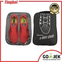 Tas Sepatu Olahraga - Fitness Gym Tas Futsal Bag Organizer SHOE LOVER - Hitam