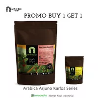 Promo Buy 1 Get 1 Kopi Arabika Arjuno Karlos Natural & Lanang 100gr