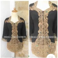 kebaya hitam / kebaya encim / kebaya bordir encim / rok lilit instan