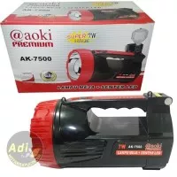 Senter Aoki AK 7500 dengan lampu meja dan Lampu LED tahan 18 jam