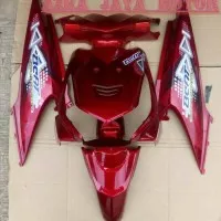 Full Body Halus Honda Beat Lama Karbu Warna Hijau Putih Striping