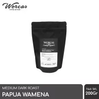 Kopi Arabica Papua Wamena 200 Gram (Biji/Bubuk) | Worcas Coffee