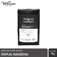 Kopi Arabica Papua Wamena 1 Kg (Biji/Bubuk) | Worcas Coffee