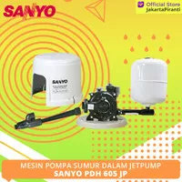 Mesin Pompa Jetpump Sanyo PDH 605 JP (Pompa Sumur Dalam)