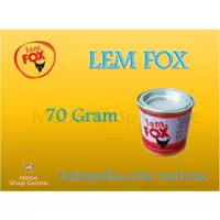 Lem Fox- Lem Fox Kuning Cair 70 gram (3/4 Kg) Lem Serbaguna (Fox Glue)
