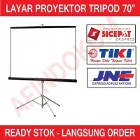 Tripod Screen Projector / Layar Proyektor 70 Inch