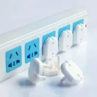 Safety Socket Plug Listrik EU - White