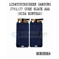 LCD+TOUCHSCREEN SAMSUNG J701/J7 CORE BLACK AAA (BISA KONTRAS)