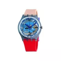 Jam tangan Swatch transparan ED10384