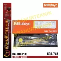 MITUTOYO Sketmat Dial Caliper/ Jangka Sorong 0-300/0.02mm (505-745)