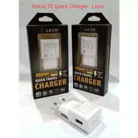 Grosir Travel Charger Batok Adaptor USB 2A LEON Quick Original