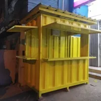 Booth Container/kontainer/stand jualan/gerobak jualan KNOCK DOWN