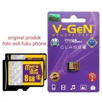 MMC / memory card / memori card V-GEN micro SD 8GB class 6 NA