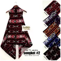 Vest Tenun TL aserehe songket #2 / cardigan/outer/vest/batik/modern