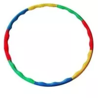 Mainan Anak Hula hoop plastik warna warni