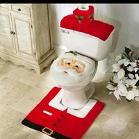 Set Natal santa Toilet seat cover