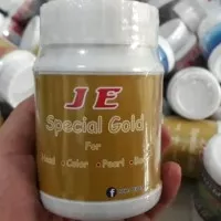 pelet JE makanan ikan louhan Pelet JE special gold 100gr size M pearly