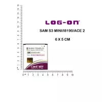 Log On Baterai SAMSUNG ACE 2 S3 MINI