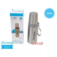 Termos Air Panas Dingin 600ml Vacuum Apollo ORIGINAL Stainless Thermos