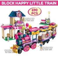 Block Qman Cherry Holiday Happy Little Train Kereta Api 2015 Blok