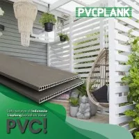 Lisplang PVC / Lisplang Motif Kayu / 20cm x 400 cm
