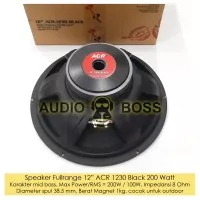 Speaker 12 inch 12" Full Range ACR 1230 BLACK - Speaker ACR 1230 BLACK