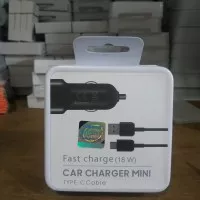CHARGER MOBIL SAMSUNG 18W TYPE C CAR CHARGER SAMSUNG S10 S9 NOTE 9 8