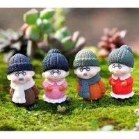 Miniatures - Terrariums - Fairy Garden - Old Granny #04 (2pcs)