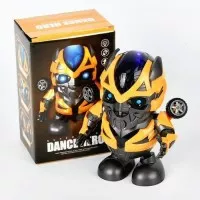 Mainan Robot Dance Bumblebee Anak-anak Robot Dance Bumblebee Music dan