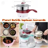 PANCI ELEKTRIK PANCI KUKUS/ELECTRIC COOKING POT WITH STEAMER-SHENAR