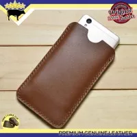 IPHONE 6 / 6S / PHONE LEATHER POUCH/SLEEVE/CASE (KULIT FULL GRAIN)