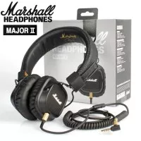 MARSHALL MAJOR 2 HEADPHONE ORIGINAL BRAND NEW PROMO FREE AKSESORIS HP