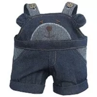 TEDDY HOUSE OUTFIT BEAR DUNGAREES JEANS LOVER 10"