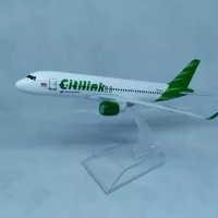 Miniatur Pesawat Citilink Diecast Mainan Pajangan