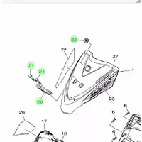 BREKET PLAT EMBLEM YAMAHA DASI MIO J BLOT FLANG BAUT ORI PRODUK YAMAHA