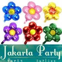 Balon Foil Bunga / Balon Bunga / Flower Balloon / Balon Karakter Bunga