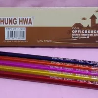 Pensil Kayu Chung Hwa Zhong Hua Seri Metalik Bagus Murah 1pcs