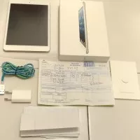 Apple iPad mini internal 16GB WHITE wifi +Sim card Ex inbox Indo