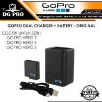 GOPRO DUAL BATTERY CHARGER WITH BATTERY FOR HERO5 BLACK - GOPRO HERO6