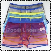 Celana Dalam Boxer Pria Tipis Halus Transparan IMPORT TERBARU