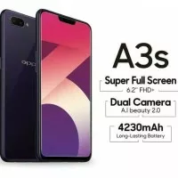 Oppo A3S New 3/32GB Garansi Resmi - Ungu